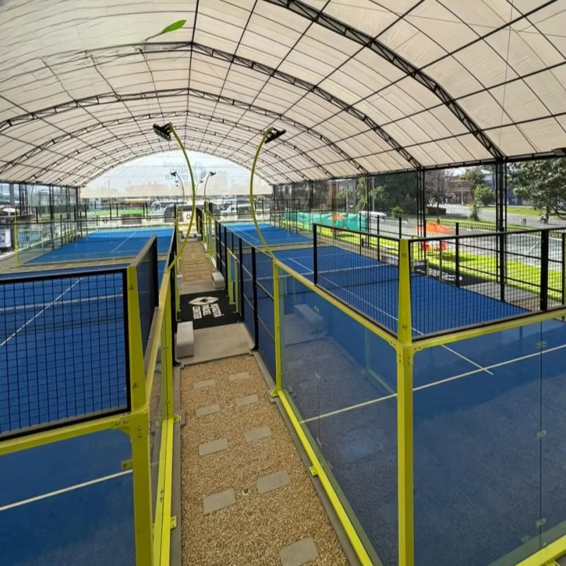 Padel Court Cover Tennis Court Plus Roof Paddle Tennis Court Ceiling Panoramic Roofed Padel