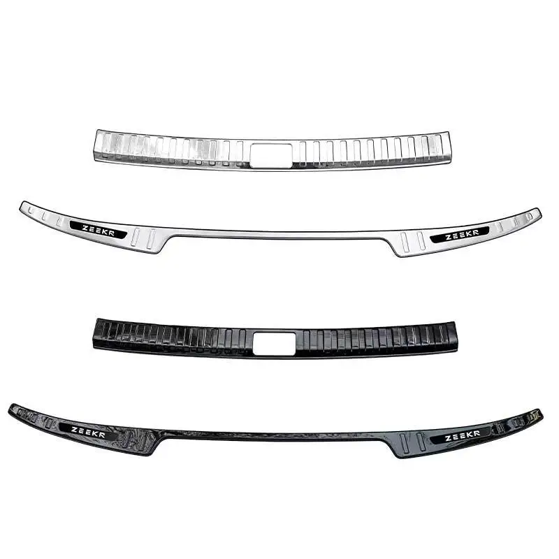 For Zeekr 7x Car Accessories Trunk Protector Sill Plate Rear Bumper Guard Trim Door Cover Stainless Steel Accessories