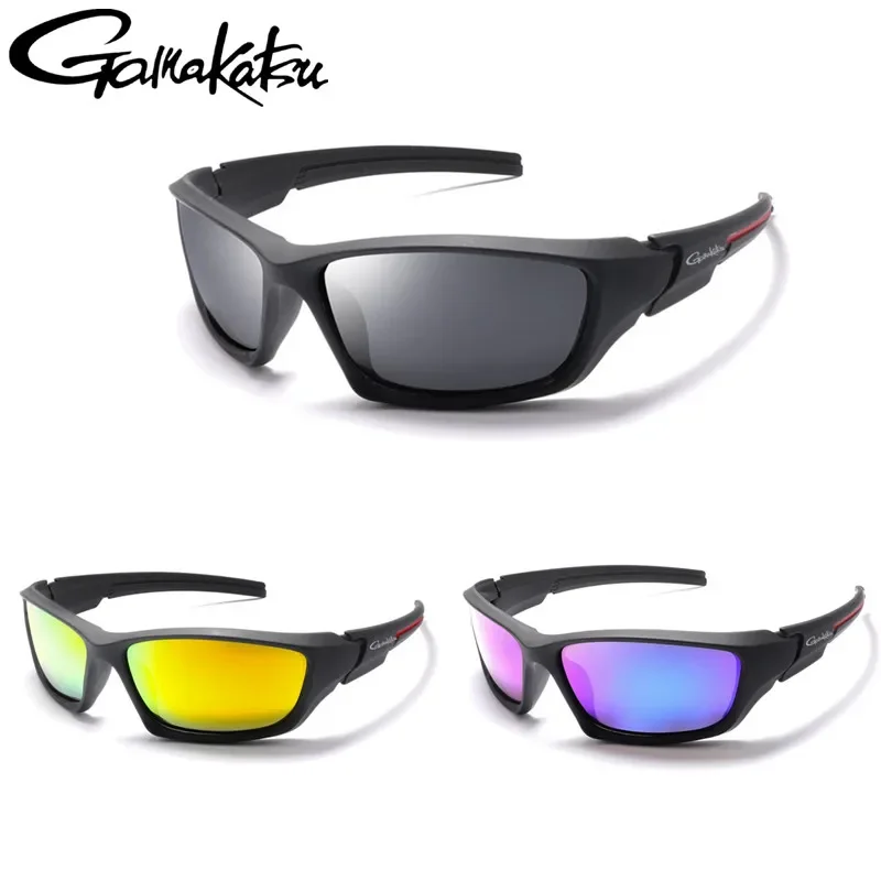 Gamakatsu Polarized Fishing Glasses for Men, Driving Sunglasses, Camping, Hiking, Outdoor Sports Goggles, Classic UV400 Eyewear