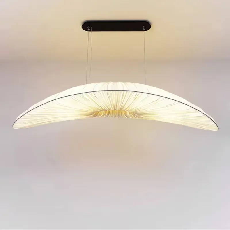 

Designer Marine Cloth Chandelier Art Sailboat Ceiling Chandelier Living Dining Room Large Hanging Lamp LED Fabric Pendant