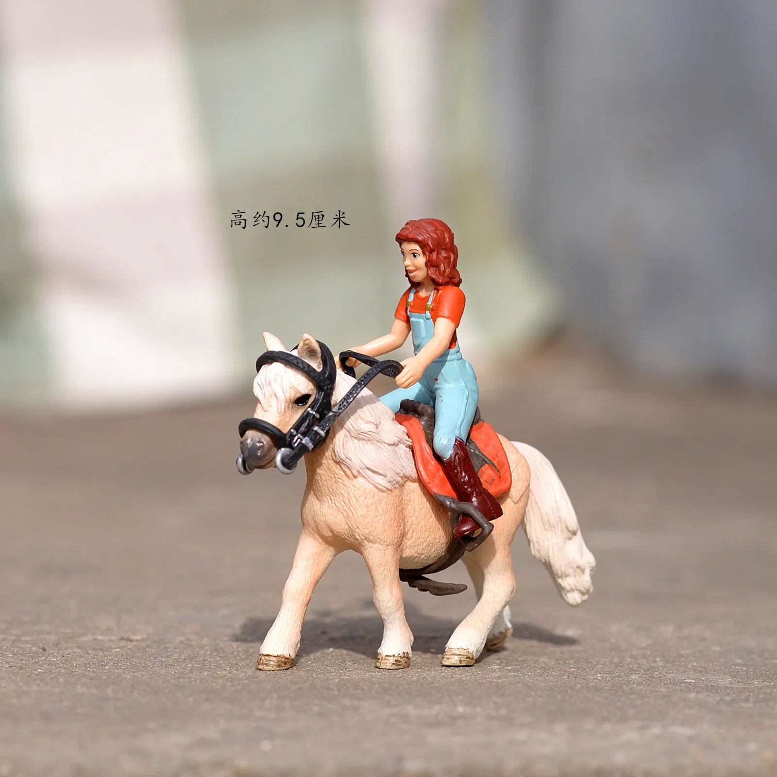 Solid Plastic Riding Children\'s Toy Model Pony Farm Children\'s Popular Science Decoration Horse  Simulation Toys Model
