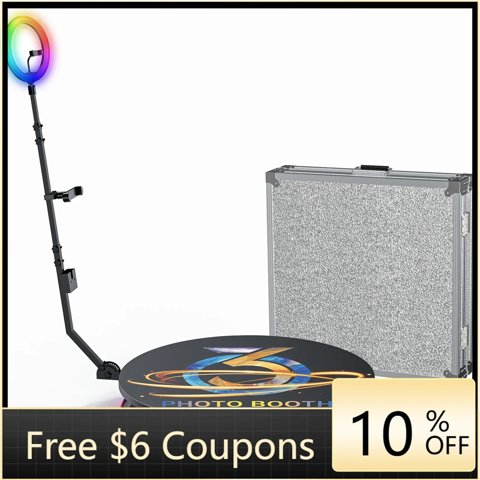 

Изделия по индивидуальному заказу Новая фотобудка с логотипом 57 см 90 см 360 60 см 27 дюймов Фотобудка на заказ для 4