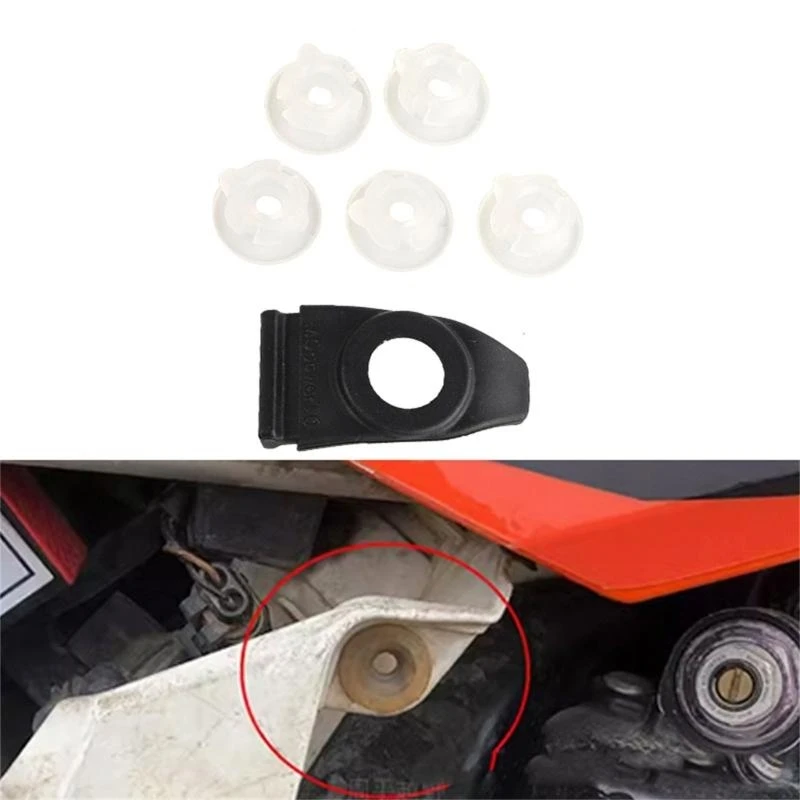 XA6H Rubber Fasteners Buckle Latches and Seal Washer Combination For Motorbike Air Filter Stability, Easy Install Support