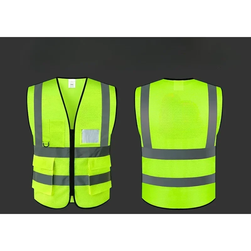 High Visibility Reflective Vest Working Clothes Motorcycle Cycling Sports Outdoor Reflective Safety Clothing Reflective