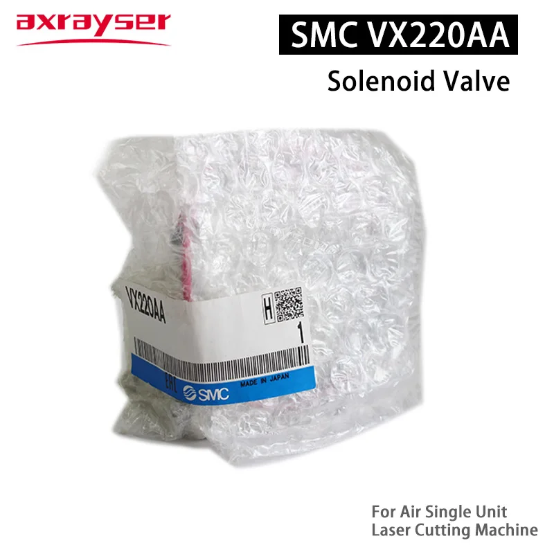 Imagem -02 - Original Smc Vx220aa Válvula de Solenóide 24v 220v Bsp Direto Way Post para Peças da Máquina de Corte do Laser da Fibra da Única Unidade ar