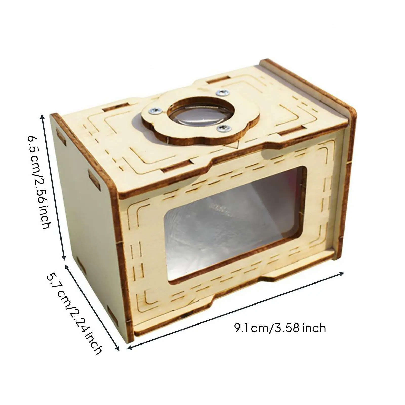 Children’s Scientific Kit Wooden Physics Teaching Aid Viewfinder Model Science Kit for Practical Experiments