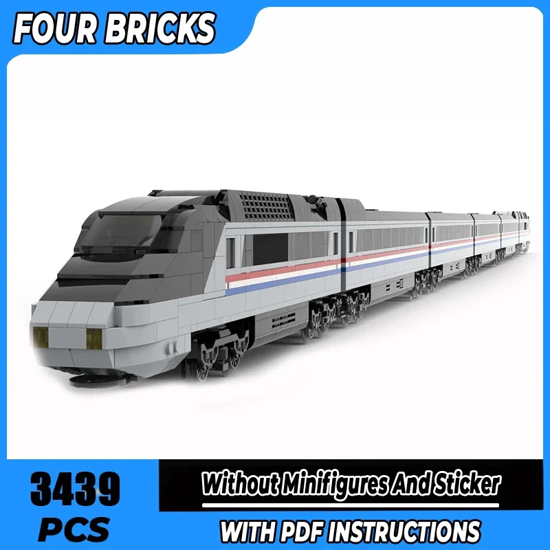 

Строительные блоки Moc, новая технология метролинера, модульные кирпичи, модель, подарки, рождественские игрушки, наборы «сделай сам», сборка