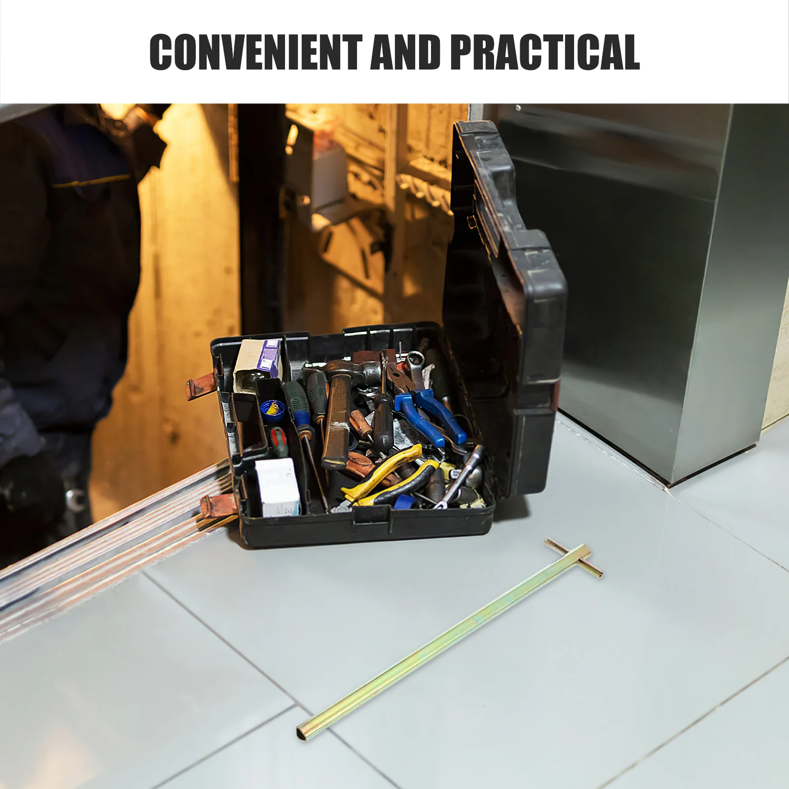 

Elevator Door Key Triangular Extended Long Lift Hall Lock System Emergency Safety Maintenance Wrench Tool