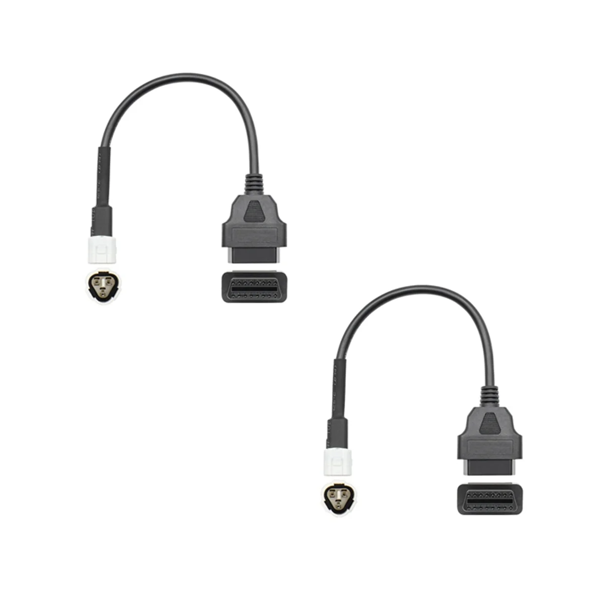 

2 шт. OBD мотоциклетный кабель для 3-контактного штекера, диагностический кабель с 3-контактным на 16-контактный OBD2