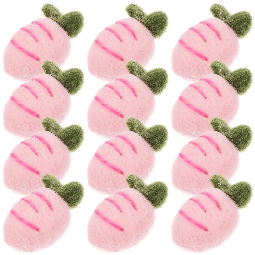 

12 Pcs Carrots Accessories for DIY Headdress Craft Hairpin Decor naments Home Decor Hair Clips Accessories Gifts