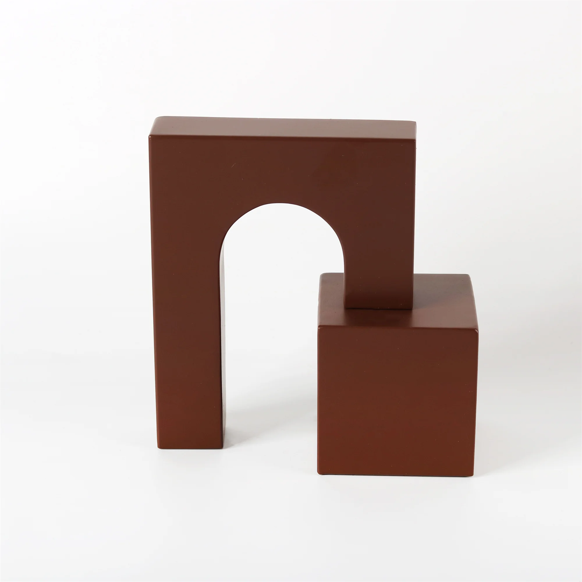 

Modern Art Tabletop Decoration for Other Home Decor Rust Red Arch Handmade Art Ornament for Office Decoration