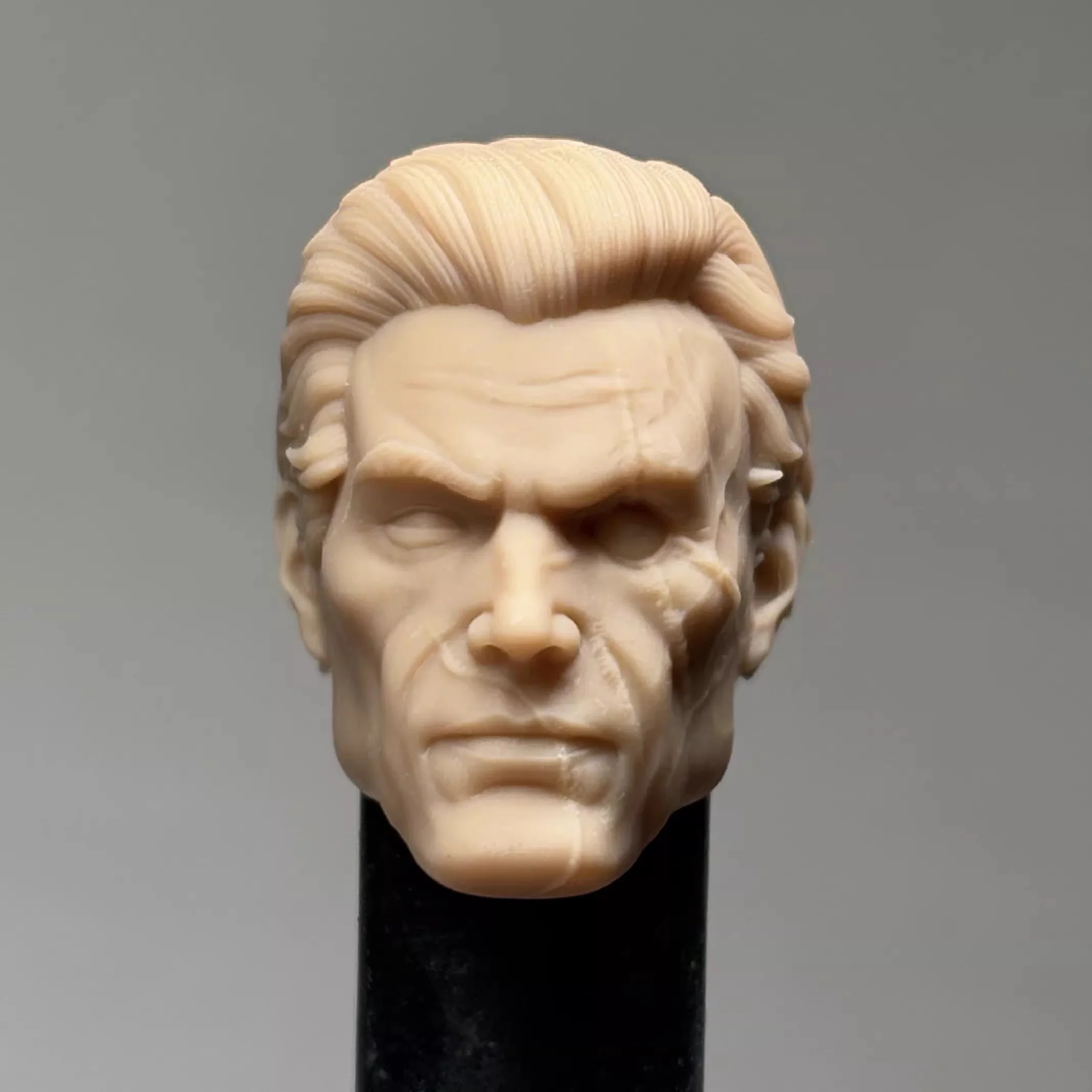 

1/12 Scale Unpainted Special Forces Soldiers Head Sculpt Carved Model Toys