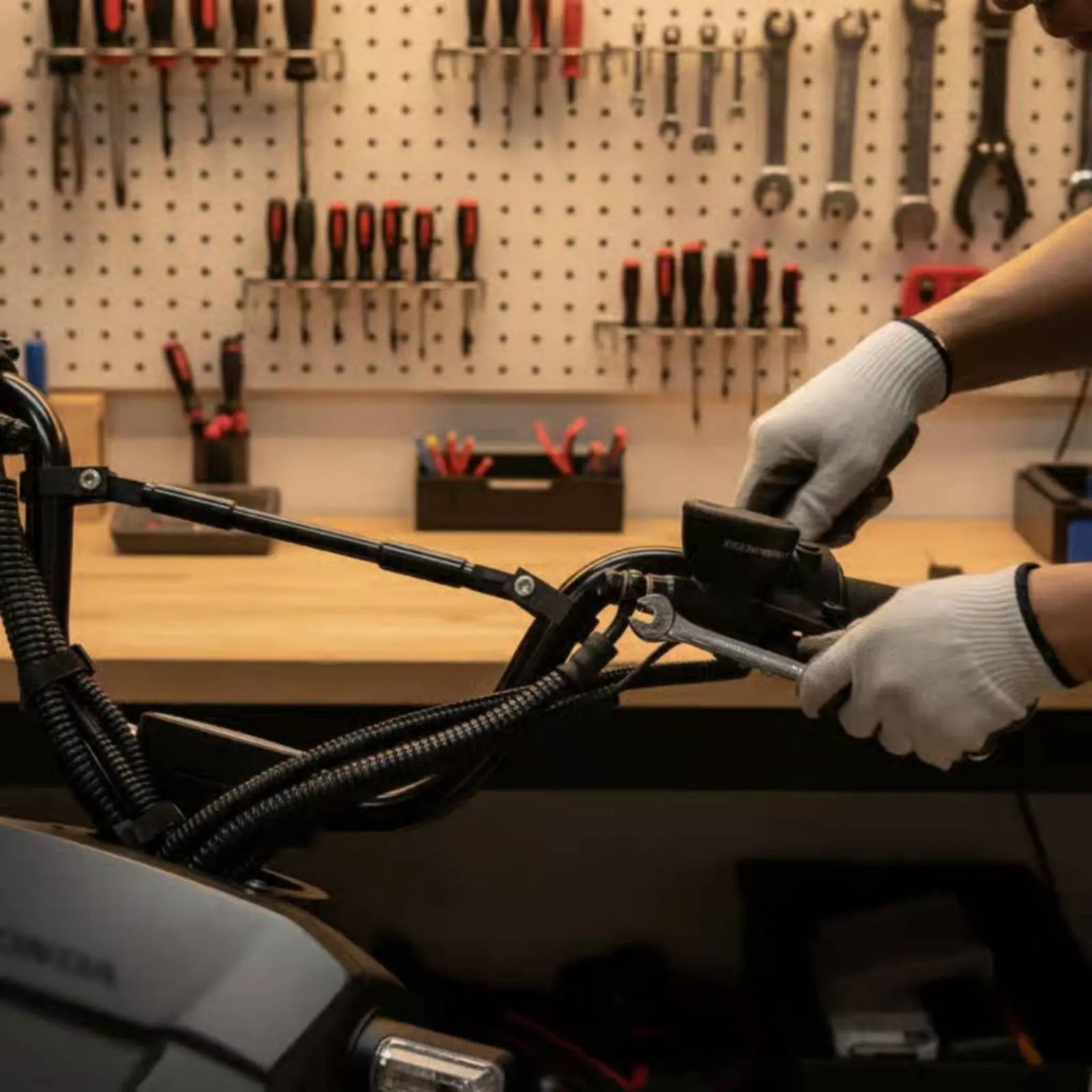 Manillar Ligero para Motocicleta Marca Ruckus, Manillar Zoomer, Manillares para Moto de Larga Duración, Pieza de Vehículo Fácil de Instalar