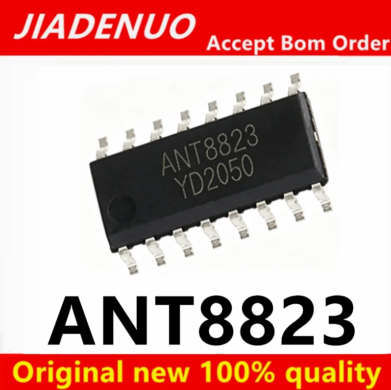 (5-10piece)New Original  ANT8823 SOP16 AB/D Class 3.7V built-in synchronous boost dual-mode stereo audio amplifier chip In Stock