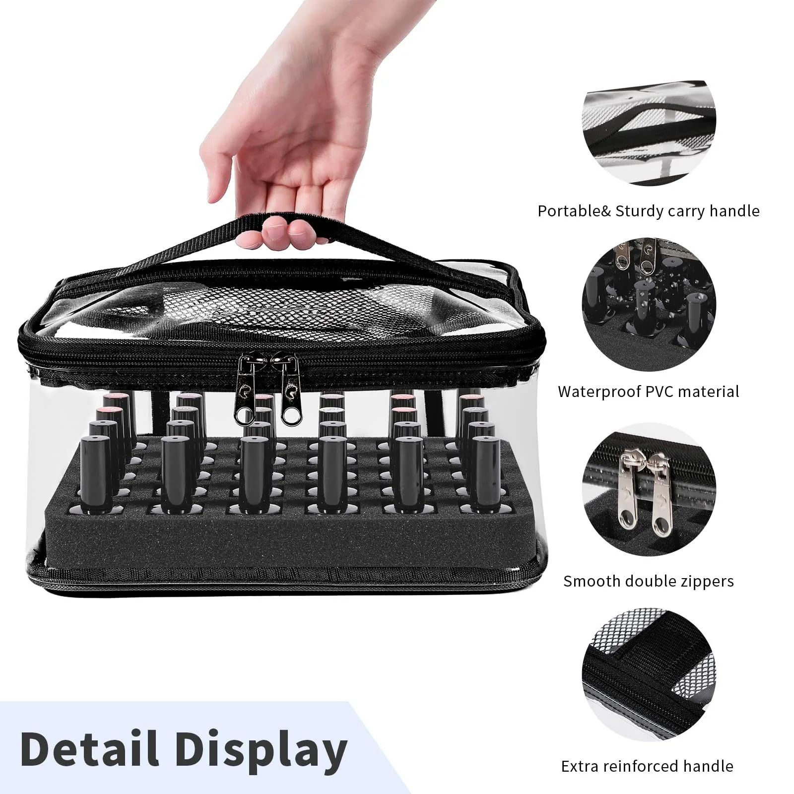 Manicure Nail Polish Storage Color Pen Storage Bag Painting Art Paint Storage Bag Portable Outdoor Sketching Brush Kit