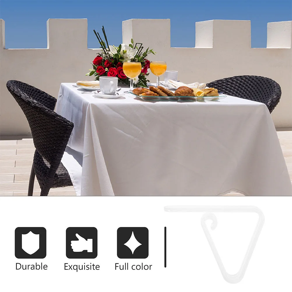 

30Pcs Plastic Tablecloth Clips Clear Anti-Slip Table Cover Clamps Easy Install for Indoor Outdoor Tablecloth Clips