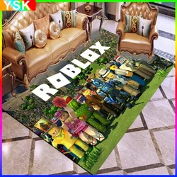 New Roblox Anime Peripheral Carpet European and American Home Coffee Table Bedroom Carpet Birthday Layout Scene Decoration