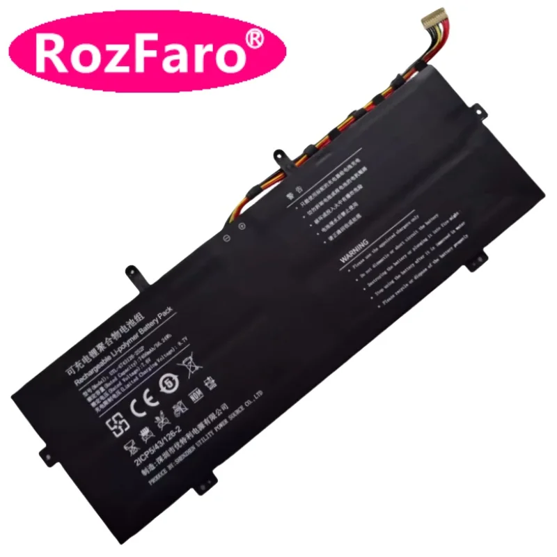 

RozFaro UTL-4743126-2S2P Laptop Battery For Hasee X5-2020A3 X5-2021S5H Kingbook X55A1 HINS01 X55S1 HINS02 X57A1 X57S1 XN6-156M