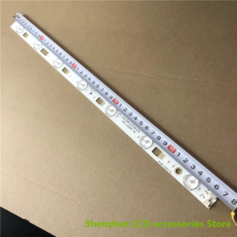 Оригинальная светодиодная лента, 8 шт., для световой панели L42F1600E 40-D4287A-LBA2 42HR331M07A1 4C-LB4207-YH6 4C-LB4207-HQ1 3 В 47 см