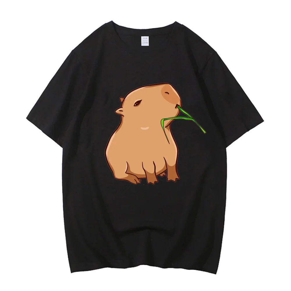 Capybara Is Calling Tees Funny Capibara Rodent Animal Lover Humor T-Shirt Women Men Cotton High Quality Casual Short Sleeve Tops