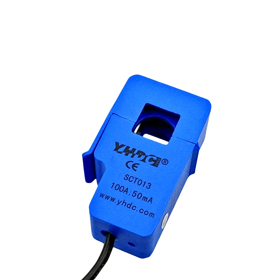 YHDC SCT-013 0-100A open close current transformer SCT013 non-invasive 10A/20A 25AC sensor 50MA/60A1V split core current transfo