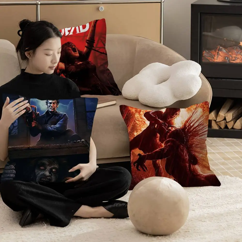 Horror Movie T-The E-Evil D-Dead Cushion Cover Pillowcase Upholstery Sofa Throw Pillow Home Decor Pillowcas