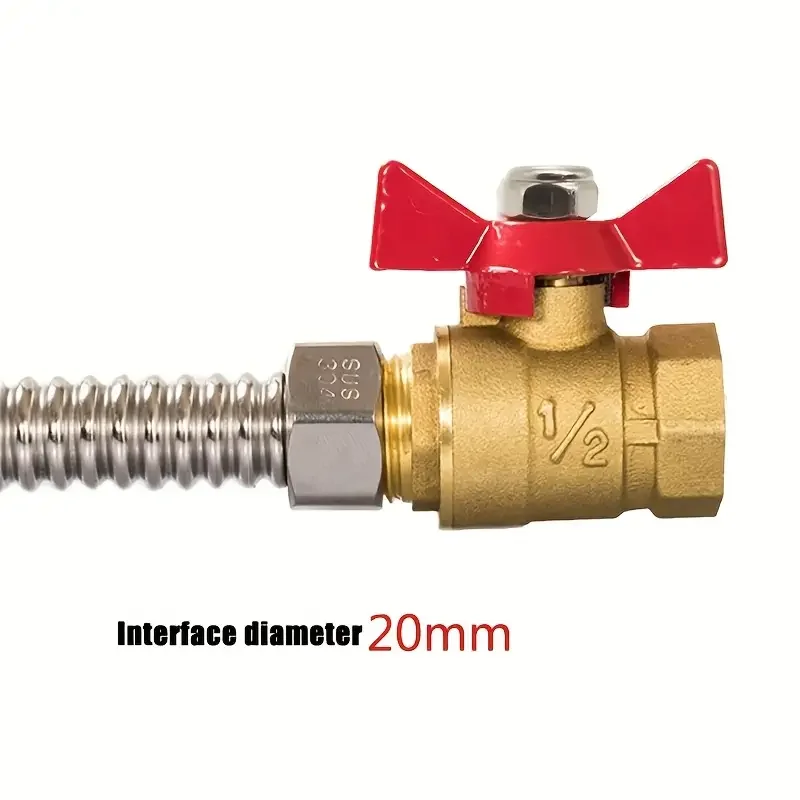 صمام فراشة نحاسي مع اتصال ملولب DN15 مبادل حراري للمياه بزاوية قائمة للمطبخ والحمام صمام كروي 4 اتجاهات