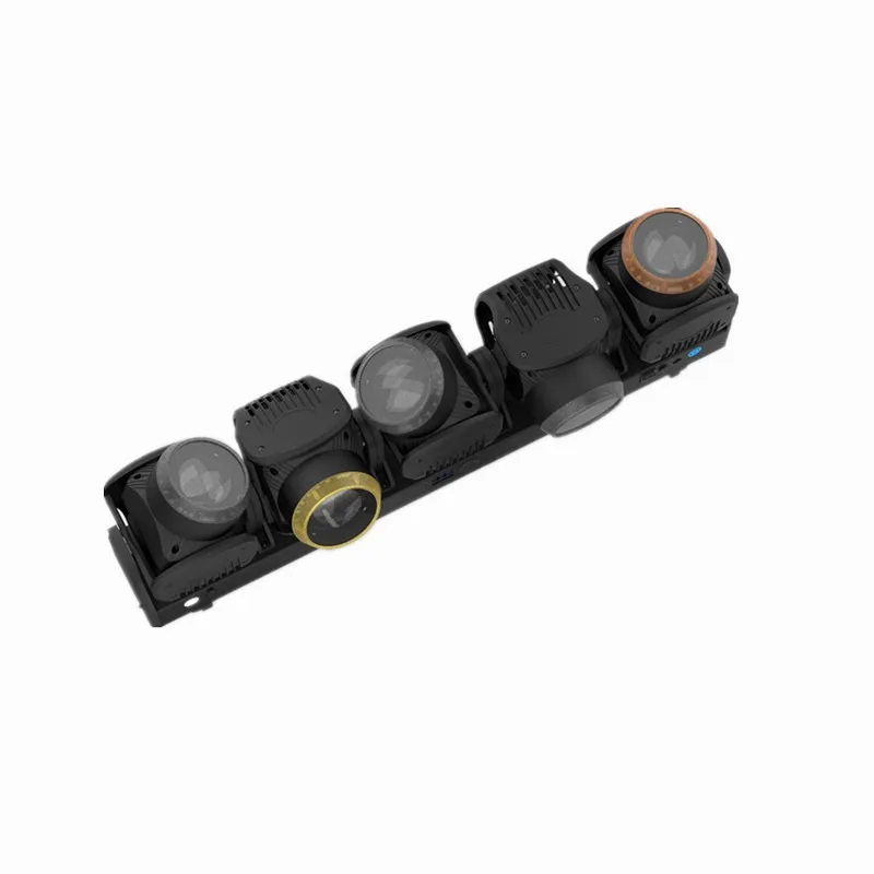 High-power 5 120W LED full-color tornado point-controlled shaking head matrix lights