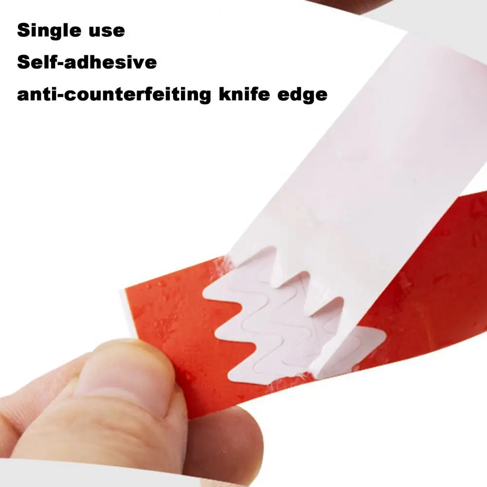 Braceletes sintéticos impermeáveis da impressão brilhante do papel, identificação descartável para eventos do divertimento, 100 PCes