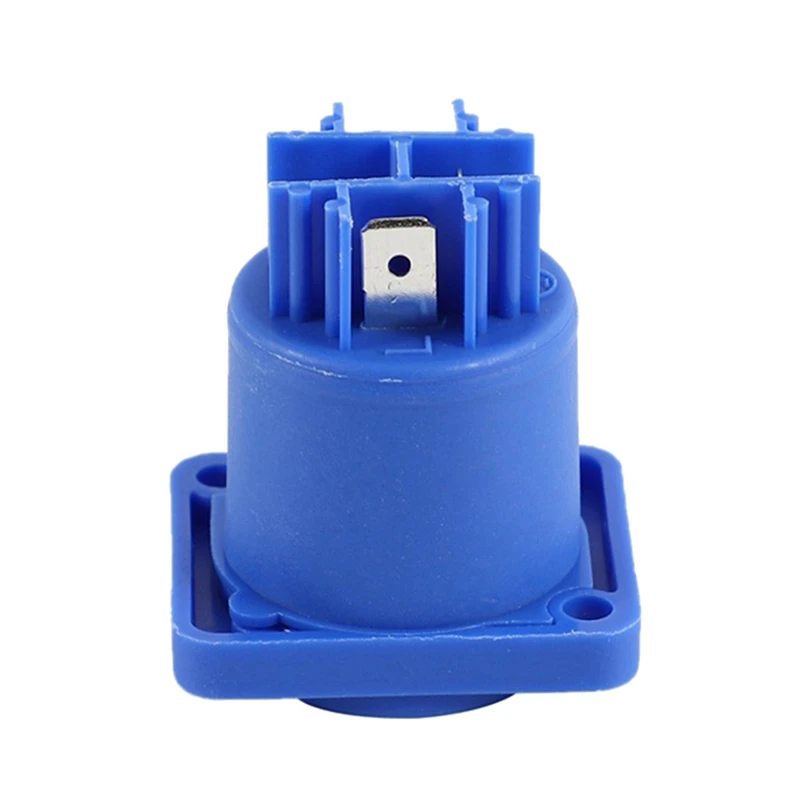 N75R-20PCS Powercon Connector 3 Pins 20A 250V Power Speaker Panel Socket Female For LED Screen Stage Lighting,Blue