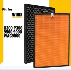 Air Purifier Replacement Anti bacterial HEPA and Activated Carbon Filter For WINIX U300 P300 9500 9000 WAC9500