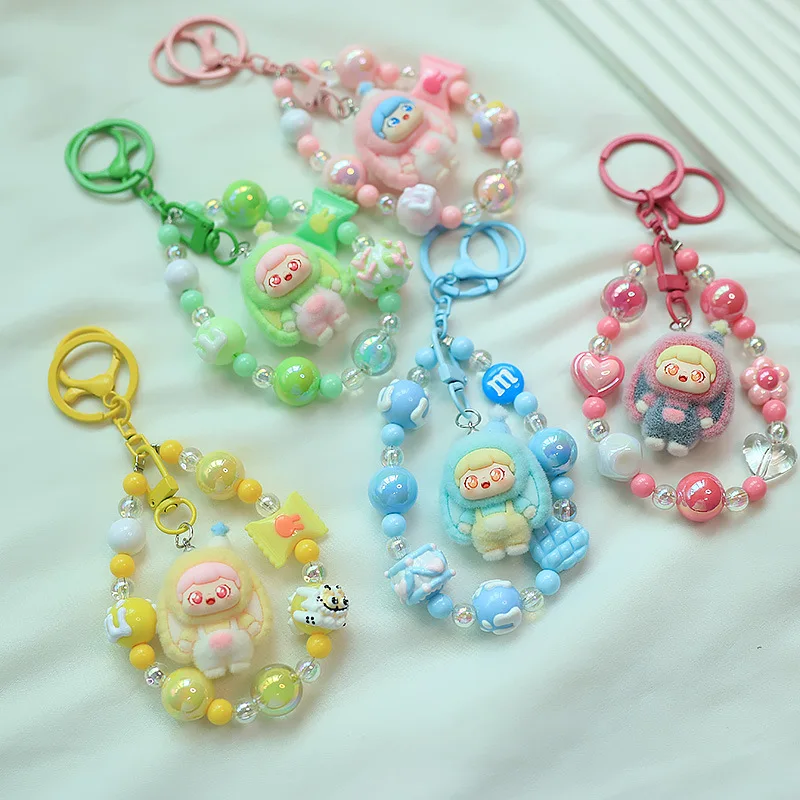 

Cute Kawaii Spirit Bunny Keychain Pin, Cute Doll, Bag Hanger, Gift for Girls