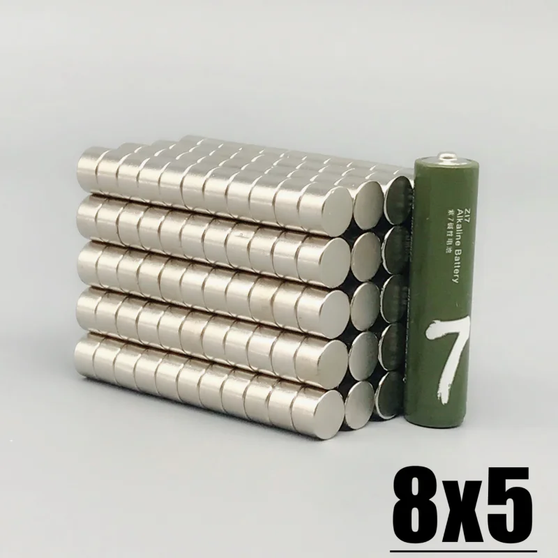 Fridge Tool Magnet 20/50/100/200/300/500Pcs 8*5mm Round Disc Shape Imane 8x5 mm Home Accessories Kitchen Hook Tool