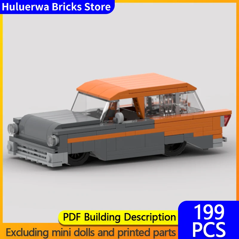 

Speed Hypercar Model MOC Building Bricks Nomad Retro Station Wagon Modular Technology Gifts Assemble Children Toys Suit