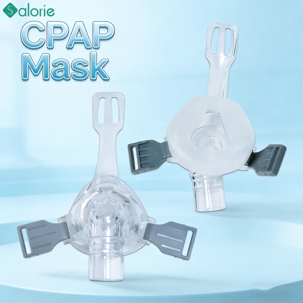 Nasal CPAP Replacement Mask Compatible with Auto CPAP APAP BiPAP Machine Reusable CPAP Nasal Mask Anti-Snoring Sleep Aiding Mask