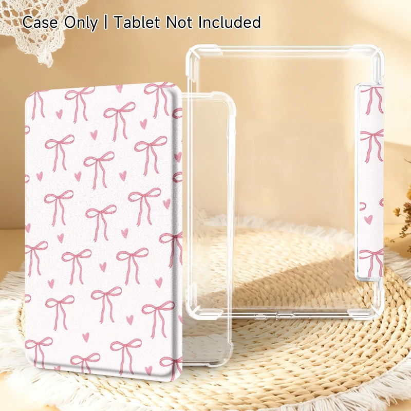 حافظة قارئ إلكتروني عالمية مقاس 6-7 بوصات، لجهاز Kindle Paperwhite 5، Kindle 10/11/12، مقاومة للخدش، زاوية معززة، إيقاظ/نوم، حماية