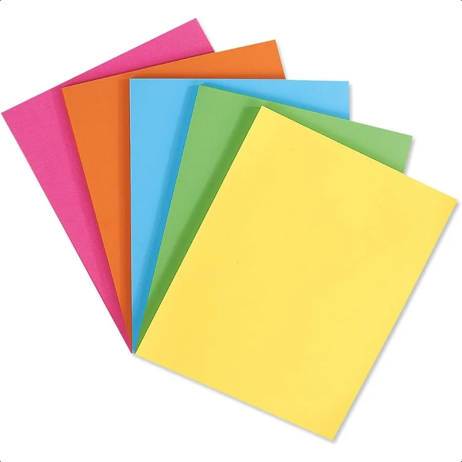 

Bold Color Paper Pack of 150 30 of Each Color 81 2x11 Inches 110 GSM 29 lb Colorful Multipurpose Computer Printer Paper