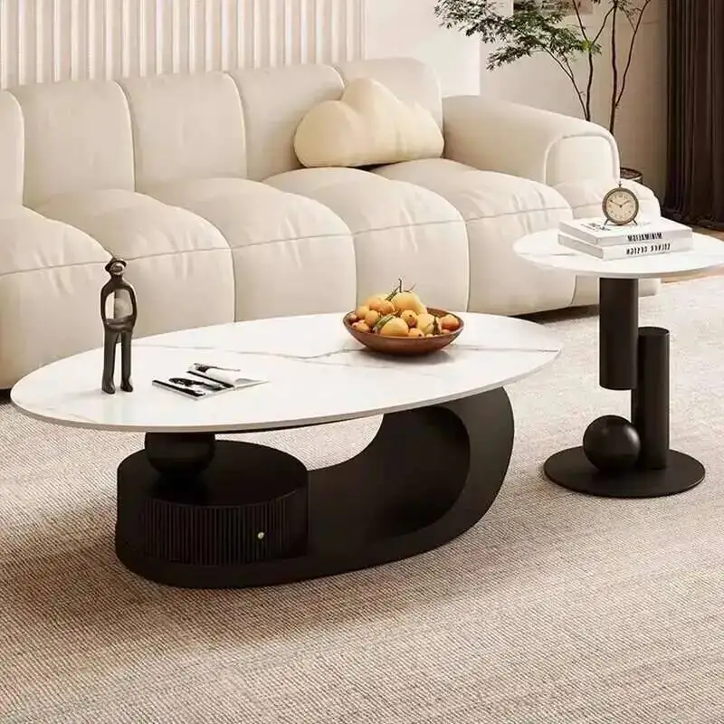 

Итальянский уникальный минималистичный журнальный столик для гостиной, роскошный приставной столик в скандинавском стиле, эстетичная письменная мебель Couchtisch Lounge Suite