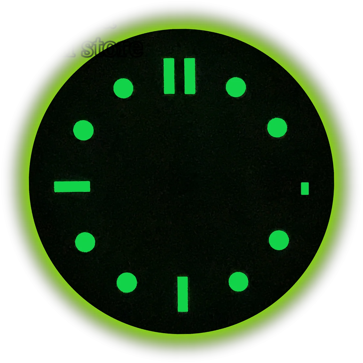 BLIGER 31 مللي متر قرص مضيء مع متدرج أسود أزرق أخضر رمادي اللون صالح NH35 حركة أوتوماتيكية ساعة رجالي تعديل الملحقات