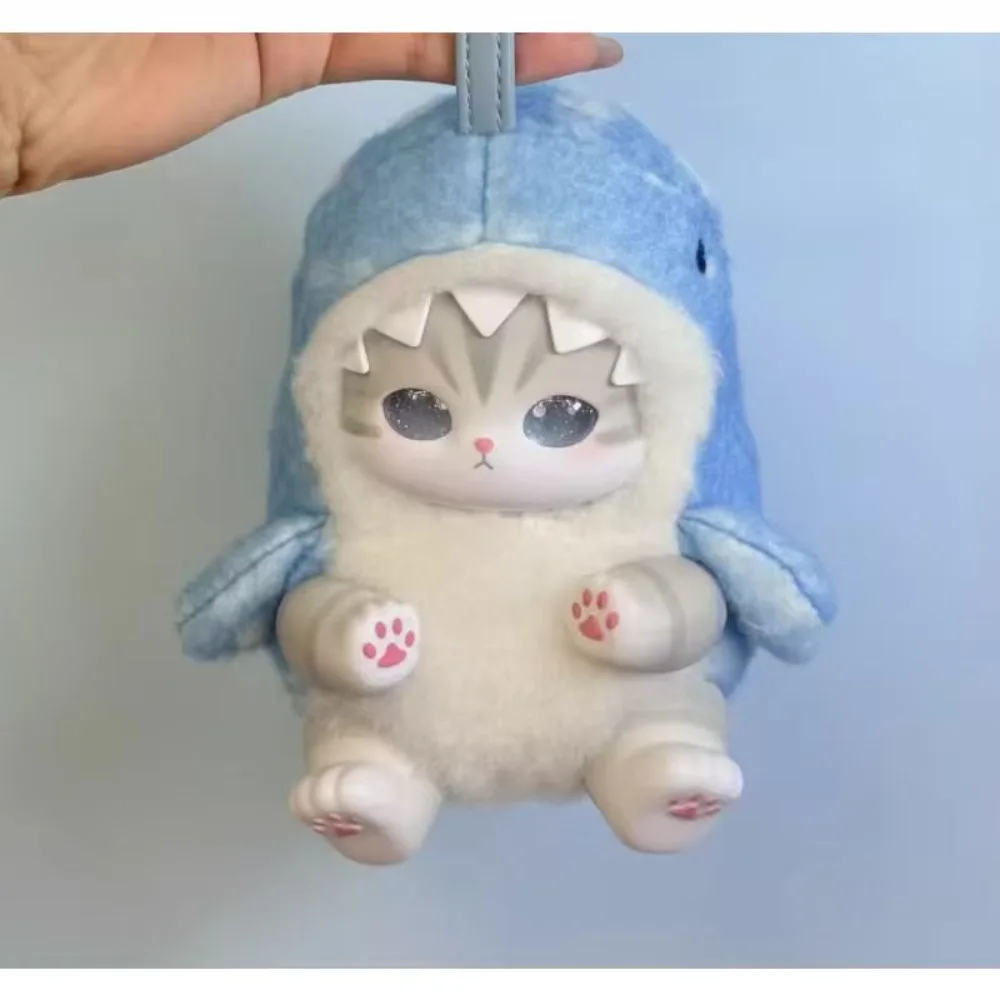 Mofusand Katze Sandy Glänzender Hai Harz-Plüsch-Taschenanhänger Überraschungs-Blindbox-Puppe Mädchen-Geburtstagsgeschenk Blind Bag Blind Box Figuren Spielzeug – Detail 10