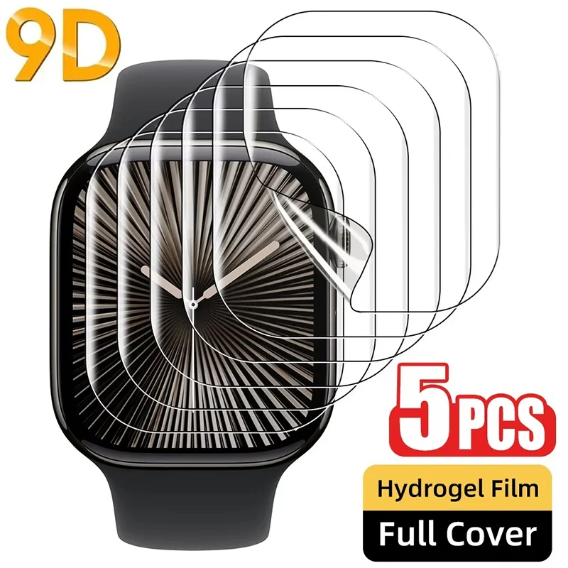 

1-5PCS TPU Hydrogel Film For Apple Watch Ultra 3 2 1 Series 9 8 7 6 5 4 SE 49mm 45mm 44mm 42mm 41mm 40mm 38mm Screen Protector