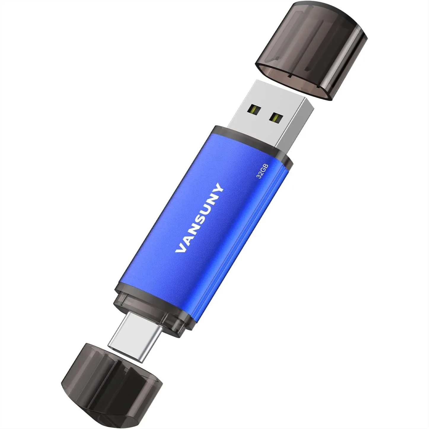 32GB USB Type-C Flash Drive 2-in-1 Dual USB A and C OTG Thumb Drive for Android Smartphone Tablet Laptop