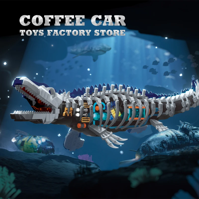 1000 + PCS Mech 공룡 빌딩 벽돌 키트 LED Mecha T-Rex 트리케라톱스 MOC 블록 모델 퍼즐 장난감 어린이 성인 선물 새로운