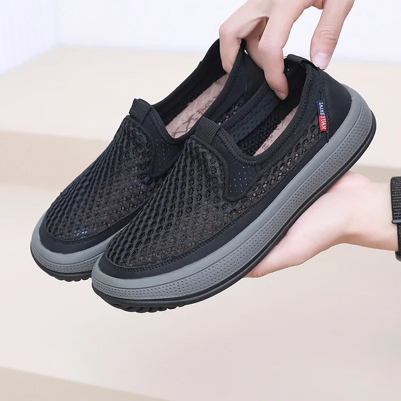 

Men's Shoes comfortable Light Sneakers Man Mesh Breathable Walking shoes Casual Loafers Shoes Zapatillas de deporte