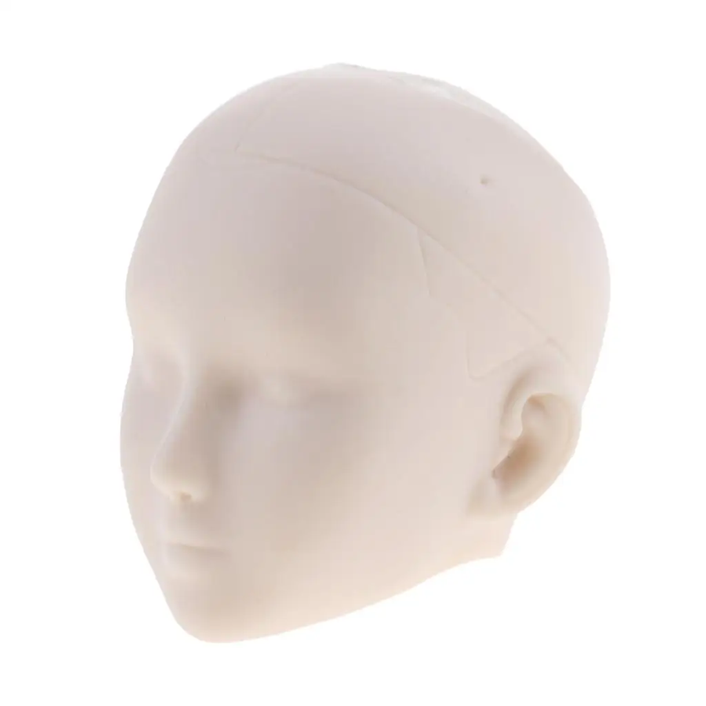 1/6 Female Head Sculpt Carving Model for 12'' DML HT Action Figure