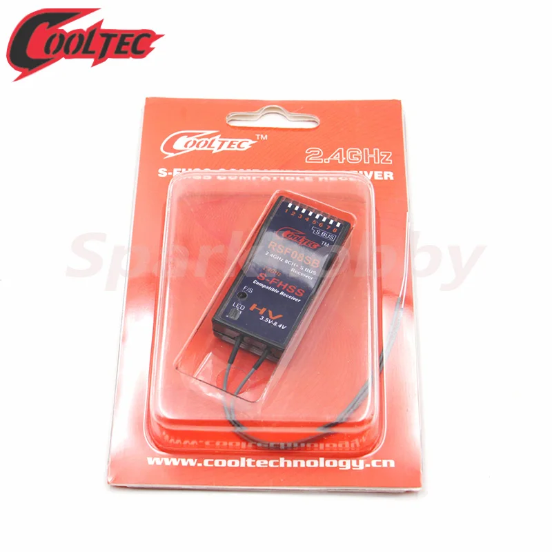 Cooltechnology RSF08SB ricevitore Futaba S-FHSS 8CH + SBUS ricevitore compatibile per 10J, 8J, 6K, 6J, 14sg,T16SZ, 18MZWC,18SZ, TM-FH