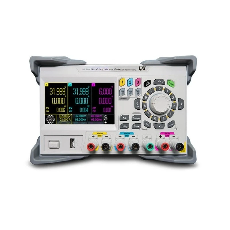

DP932E three-way programmable linear DC power supply one-button series-parallel isolation full channel