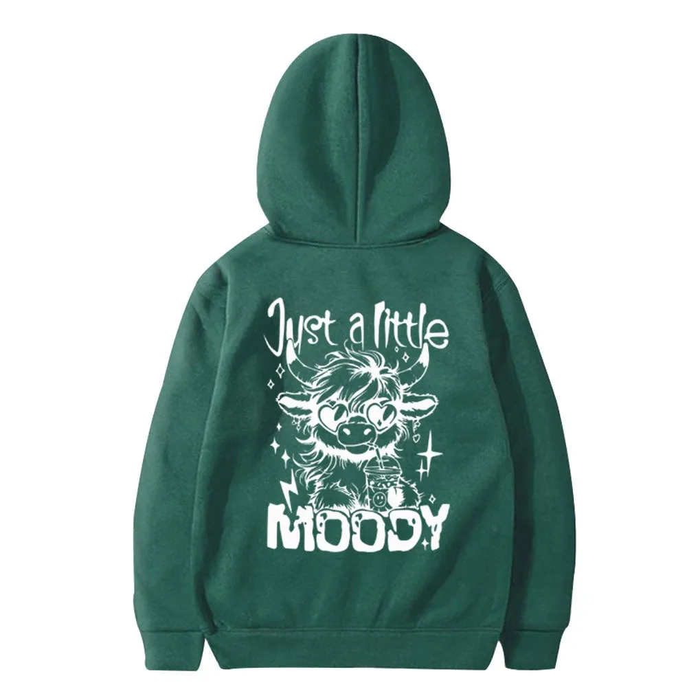 Bluza z kapturem w stylu amerykańskim, unisex, na wiosnę i jesień 2025, casualowy trend, modny nadruk.