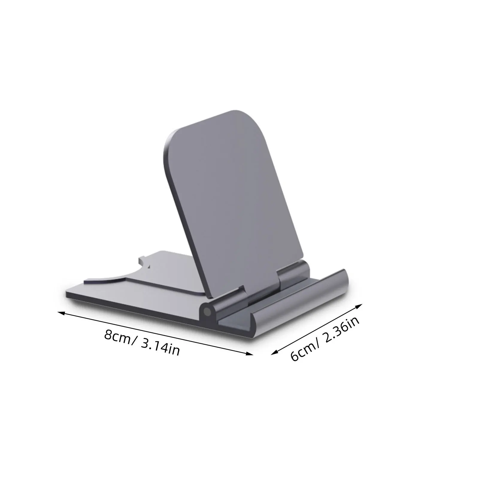 2Pcs Foldable Phone Holder Multi-Angle Desktop Stand Lightweight Portable Phone Support for Smartphones Tablets Mp5 Video