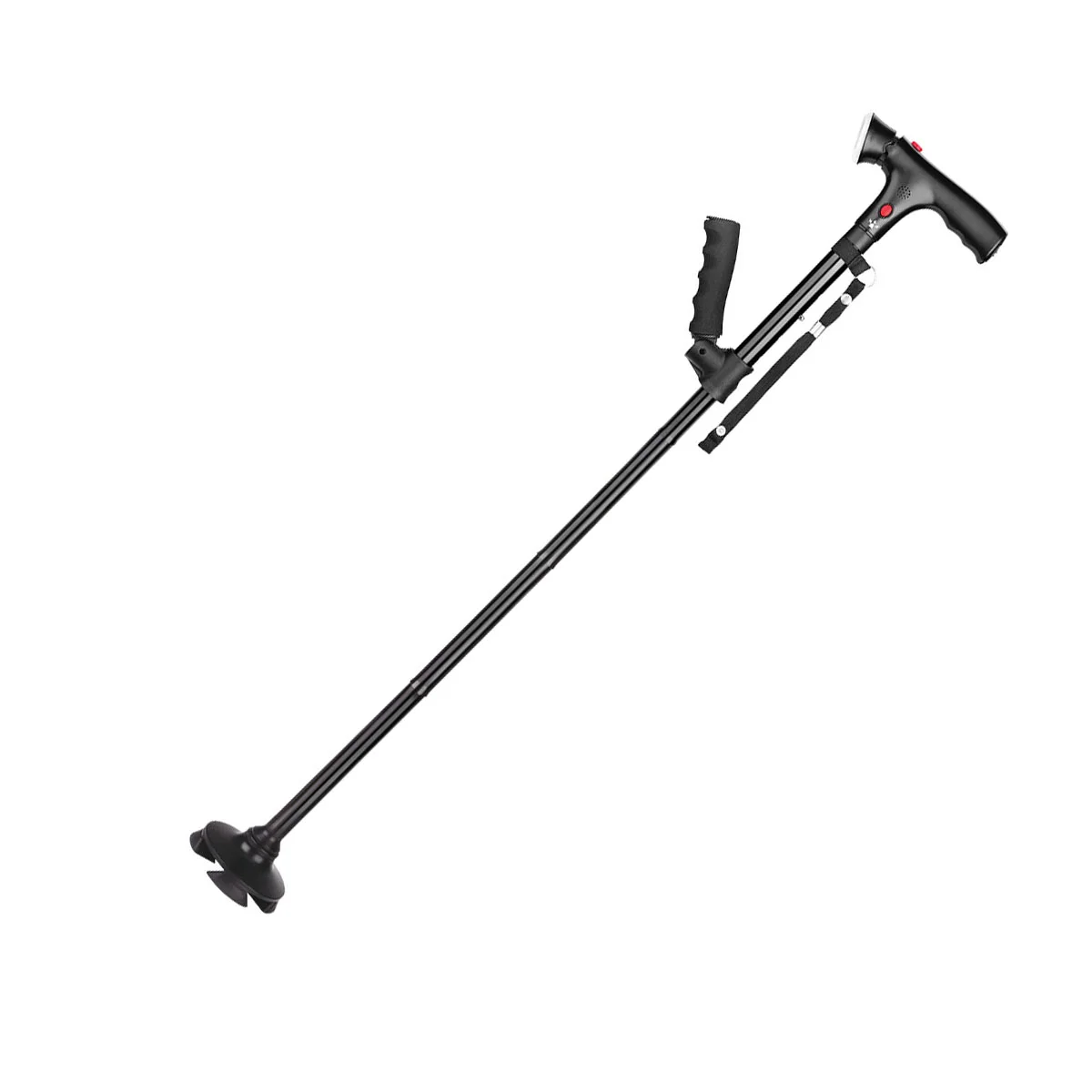 Telescopic Collapsible Folding Cane LED Trusty Walking Cane with Alarm for Elder walking canes